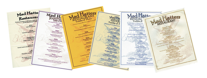 menus